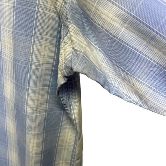 Ike Behar 120’s 2 Ply Lavender Plaid Button Down Cotton Shirt - Picture 4 of 9